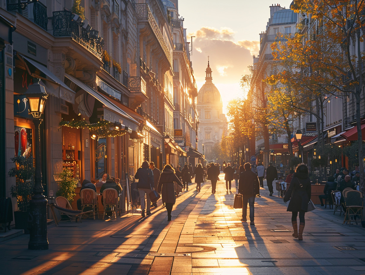quartier commerçant