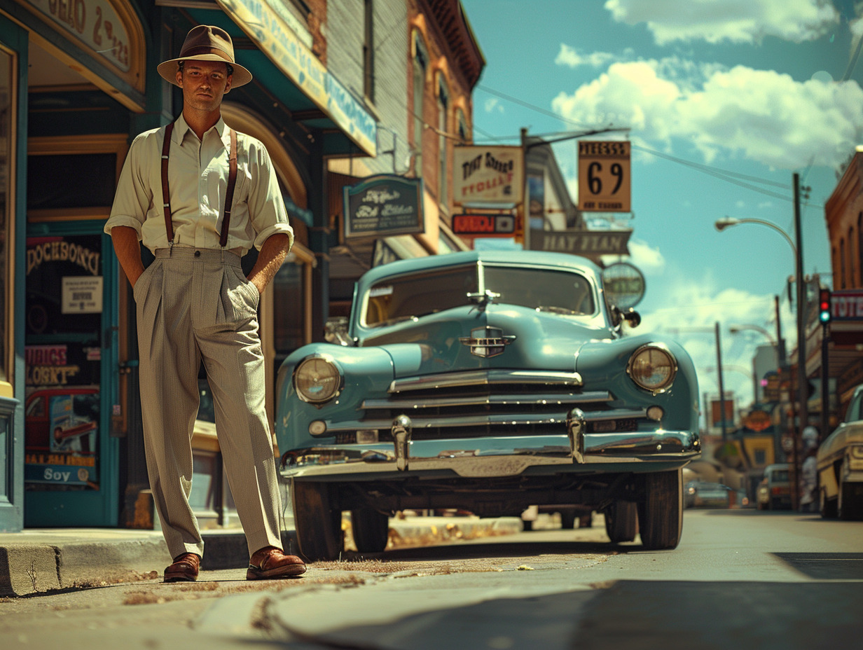 tenues années 50 vintage